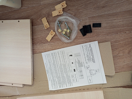 Стол письменный Kiwi белый - Уцененный экземпляр фото покупателя 24