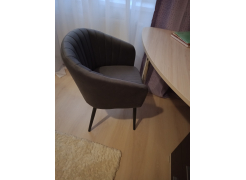 Стул на металлокаркасе Моншау крутящийся velutto 32 / черный фото покупателя 2