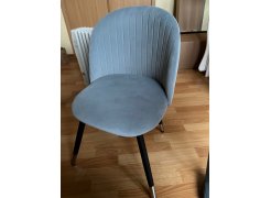 Стул на металлокаркасе Gabi blue / black фото покупателя 776