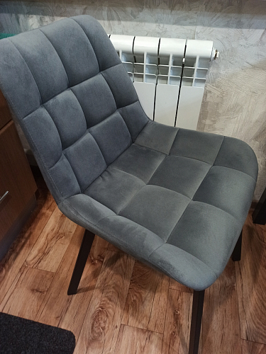 Стул на металлокаркасе Челси К крутящийся бирюзовый / черный фото покупателя 168