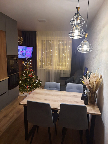 Деревянный стол Лота Лофт 140х80 дуб крафт табачный / черный матовый фото покупателя 502