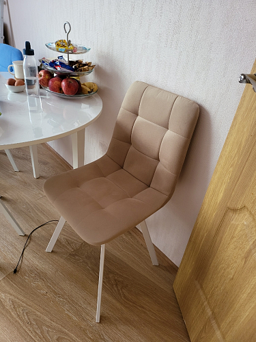 Комплект стульев Чилли 2 шт бежевый / черный фото покупателя 768