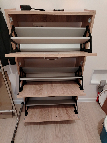 Тумба для обуви ТО-24 дуб сонома фото покупателя 2