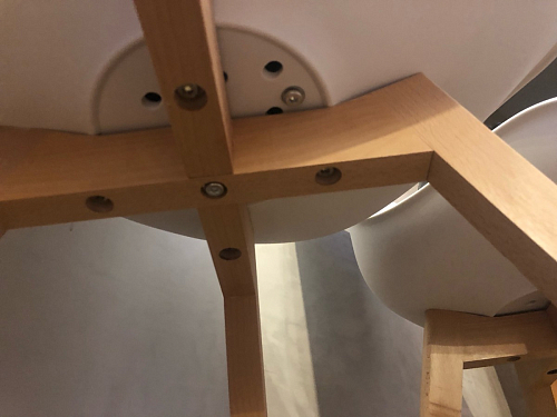 Деревянный стул Bonuss dark gray / black фото покупателя 90