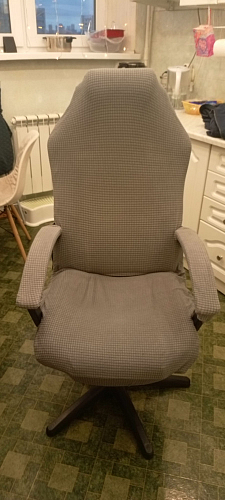 Компьютерное кресло Driver/Драйвер кожзам черный / серый фото покупателя 131