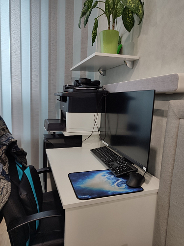 Компьютерный стол Джаз-24 левый венге фото покупателя 132