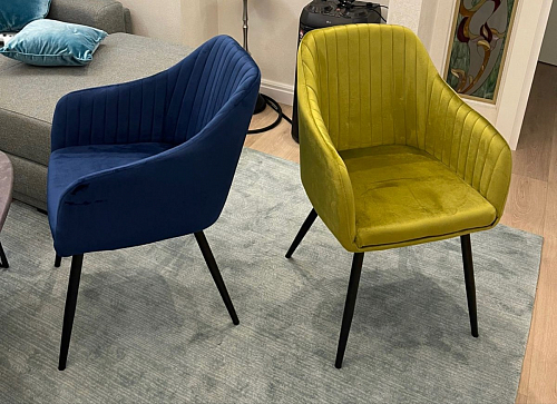 Стул на металлокаркасе Slam dark blue фото покупателя 23