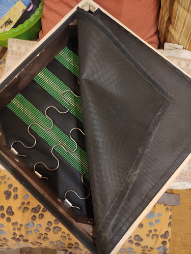 Стул деревянный Menson dark walnut / fabric cream line фото покупателя 4