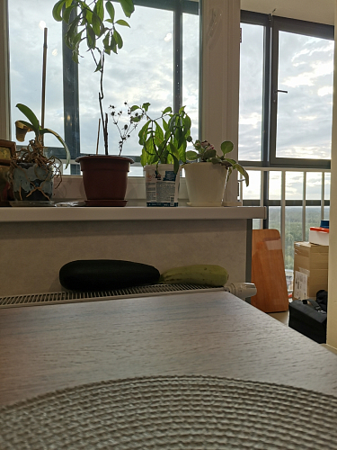 Стол Лота Лофт 140 25 мм черный матовый / бетон фото покупателя 859