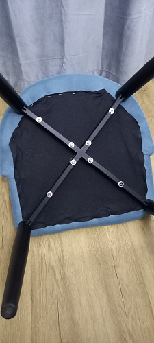 Стул на металлокаркасе Kora gray / black фото покупателя 98