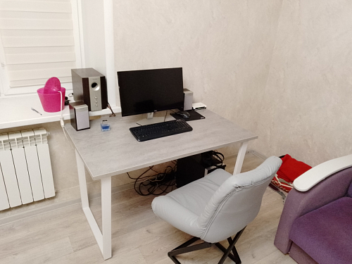 Деревянный стол Лота Лофт 120x75 дуб крафт табачный / черный матовый фото покупателя 618