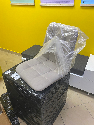 Стул на металлокаркасе Чилли К кирпичный / черный фото покупателя 398