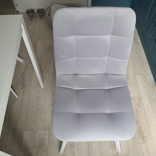 Стул на металлокаркасе Чилли черный / зеленый фото покупателя 1248