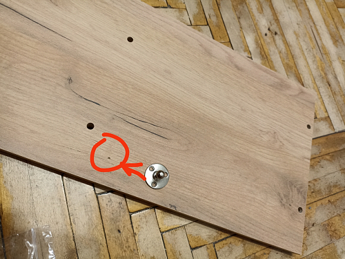 Письменный стол Лайт 03.243 дуб золотой (craft) / белый премиум фото покупателя 122