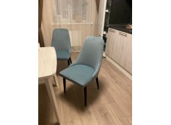 Стул на металлокаркасе Kora green / black фото покупателя 13