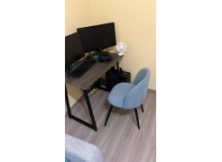 Стул на металлокаркасе Gabi 1 gray / black фото покупателя 174