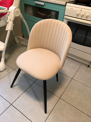 Стул на металлокаркасе Gabi 1 gray фото покупателя 86