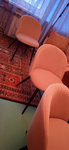 Стул на металлокаркасе Gabi latte / gold / black фото покупателя 649