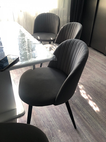 Стул на металлокаркасе Gabi latte / gold / black фото покупателя 622