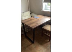 Стол Лота Лофт 140 25 мм юта / белый матовый фото покупателя 694