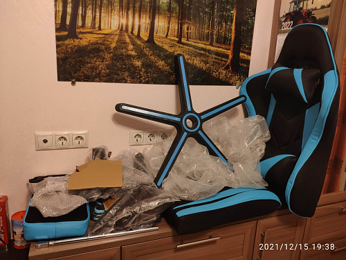 Компьютерное кресло Kano черное / красное фото покупателя 18