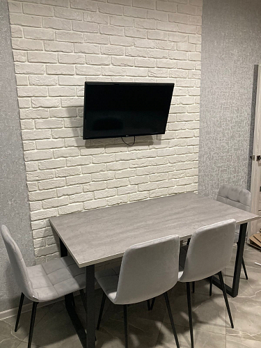 Деревянный стол Лота Лофт 140х80 дуб крафт табачный / черный матовый фото покупателя 871