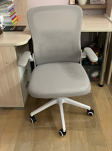 Компьютерное кресло Konfi gray / blue / white фото покупателя 184