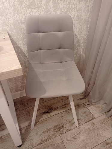 Комплект стульев Чилли 4 шт темно-серый / черный фото покупателя 17