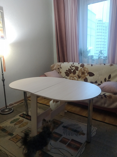 Стол обеденный раздвижной СтК12 дуб молочный фото покупателя 27