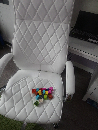 Компьютерное кресло Monte белое фото покупателя 2