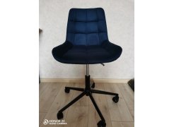 Компьютерное кресло Честер темно-серый / золото - Уцененный экземпляр фото покупателя 6