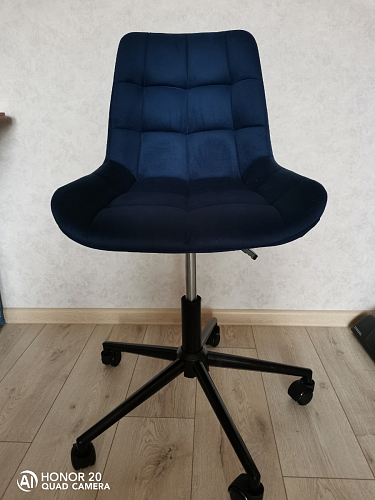 Компьютерное кресло Честер латте / черный фото покупателя 6