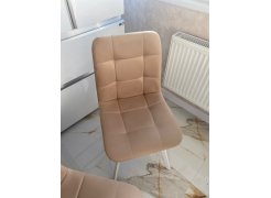 Стул на металлокаркасе Чилли синяя ткань / белый фото покупателя 550