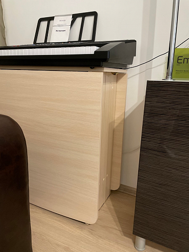 Стол обеденный раздвижной СтК7 дуб молочный фото покупателя 112