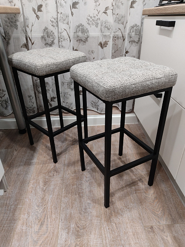 Барный стул Лофт катания минт / белый матовый фото покупателя 24