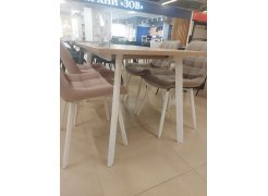 Стол раскладной Колон Лофт 120 25 мм юта / черный матовый из шоурума 2