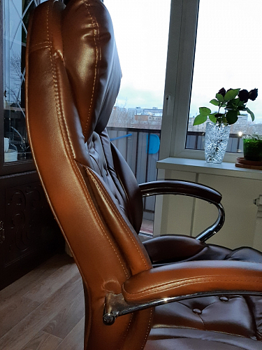 Компьютерное кресло Rich коричневое фото покупателя 14