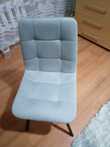 Стул на металлокаркасе Чилли бежевый / белый каркас фото покупателя 1190