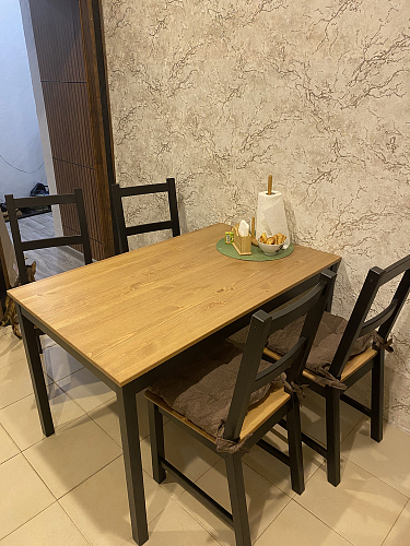 Обеденная группа Sonata/Соната антик / графит фото покупателя 57