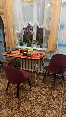 Стул на металлокаркасе Gabi 1 light blue / black / gold фото покупателя 115