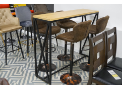 Барный стол DS 95 венге / чёрный из шоурума 1