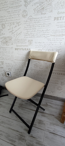 Стул на металлокаркасе Elevis зеленый / черный фото покупателя 1