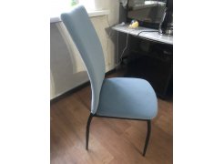 Стул на металлокаркасе Tod light blue / black фото покупателя 31