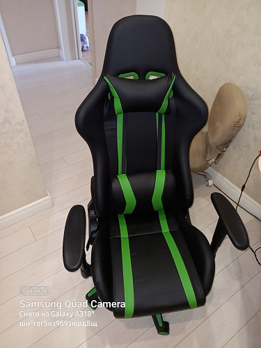 Компьютерное кресло Blok green / black фото покупателя 5