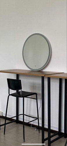 Барная стойка Дилан Лофт 120х40х90 бетон светлый фото покупателя 28