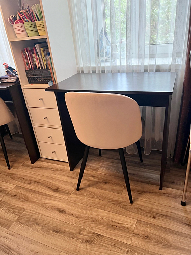 Стул на металлокаркасе Gabi gray / black фото покупателя 459