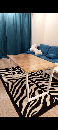 Деревянный стол Лота Лофт 120x75 дуб крафт табачный / черный матовый фото покупателя 239