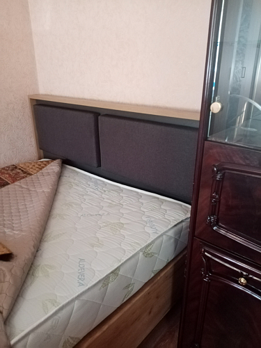 Двуспальная кровать Клауд 160х200 парящая дуб крафт золотой / антрацит фото покупателя 474