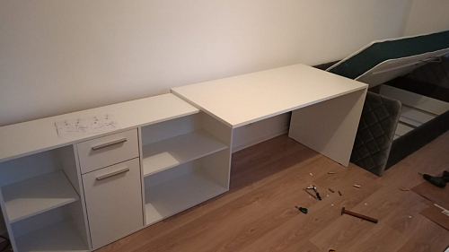 Письменный стол Лайт 03.245F белый гладкий 101 фото покупателя 123