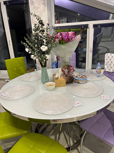 Стол Twist gold / black фото покупателя 12